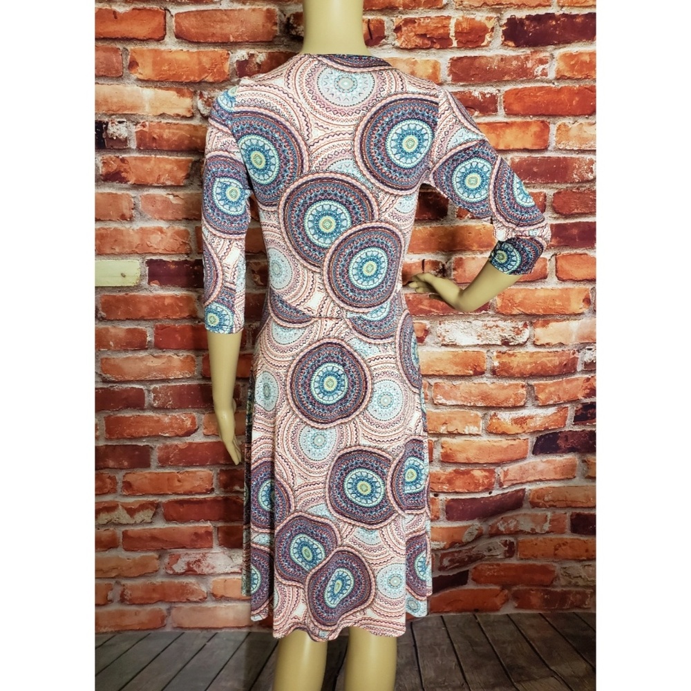 NWT Sassia Pink Blue Dress Size 2 - Picture 3 of 8